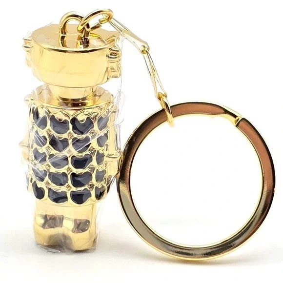 Paco Rabanne Fame Robot Key Chain Keyfob Bag Charm Tag New Authentic - Picture 3 of 9